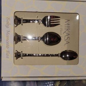 Mikasa Baby spoon, fork set